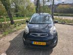 Kia Picanto 1.0 Cvvt 5-DRS 2013 Zwart, Auto's, Voorwielaandrijving, 400 kg, Zwart, Origineel Nederlands