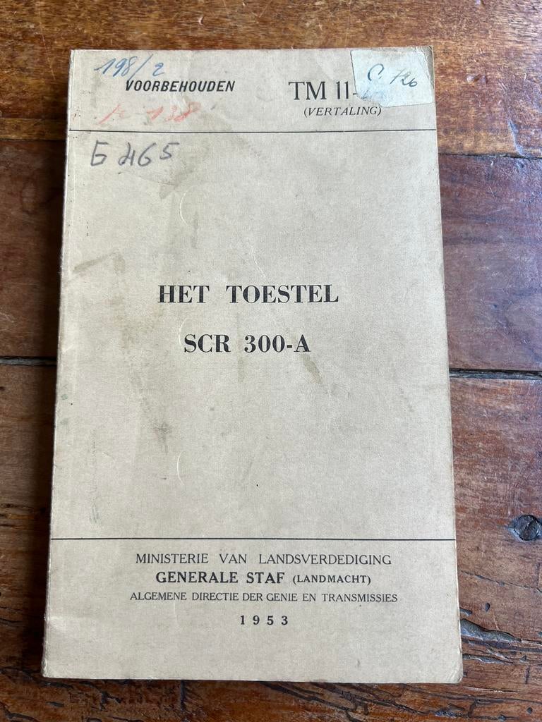 WO2 Amerikaans Belgisch ABL SCR-300-A voorschrift radio, Verzamelen, Militaria | Tweede Wereldoorlog, Amerika, Ophalen of Verzenden