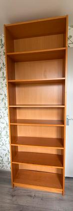 Billy boekenkast beuken inclusief opzetstuk, Ophalen, Met plank(en), Gebruikt, 200 cm of meer