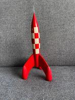 Tintin fusée lune 46950 in hars 29 cm Hergé Kuifje raket, Ophalen of Verzenden, Kuifje, Zo goed als nieuw, Beeldje of Figuurtje