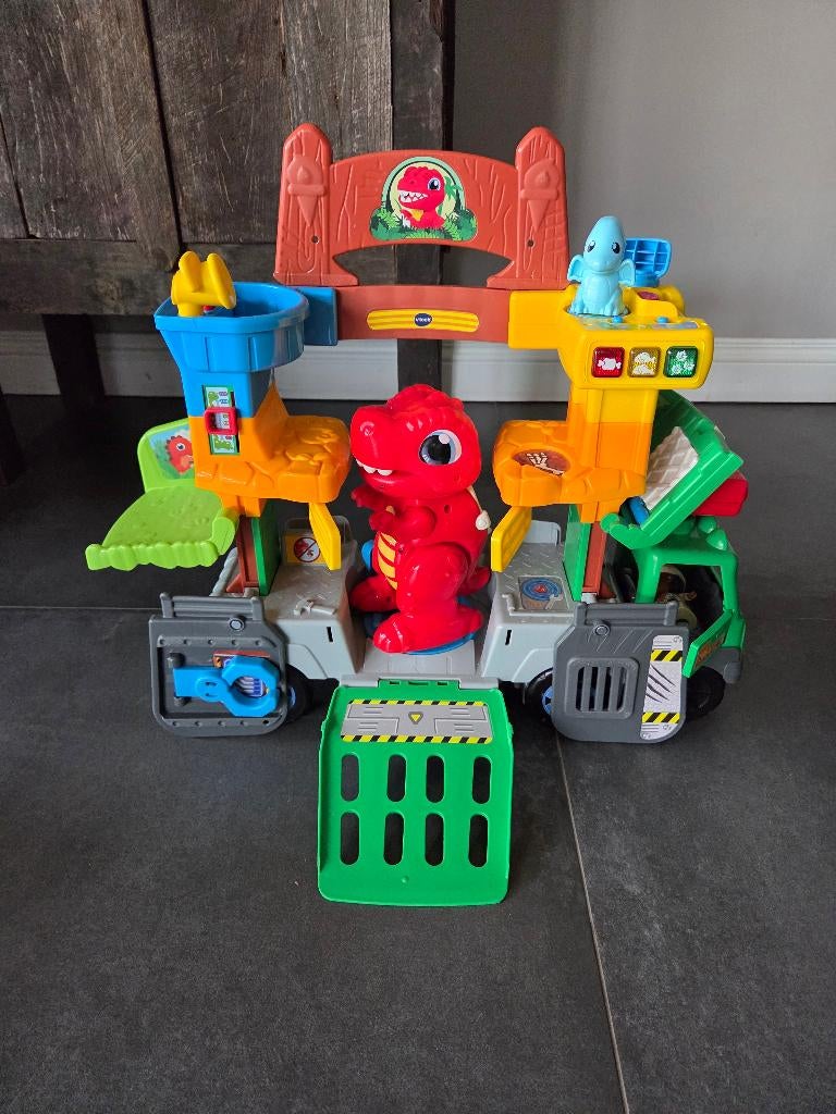 Vtech dino vrachtwagen, Kinderen en Baby's, Speelgoed | Vtech, Ophalen, Zo goed als nieuw, 2 tot 4 jaar