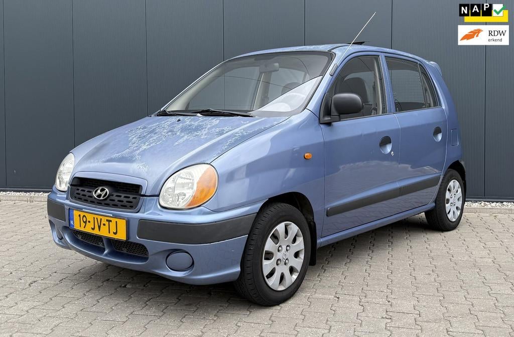 Hyundai Atos Spirit 1.0i SX Airco Automaat APK 99 000 Km NAP, Auto's, Hyundai, Gebruikt, Zwart, 833 kg, Origineel Nederlands