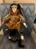 Venetiaanse Harlekijn Poppen - Decoratieve Set .50 cm, Verzamelen, Poppen, Ophalen of Verzenden, Zo goed als nieuw, Pop