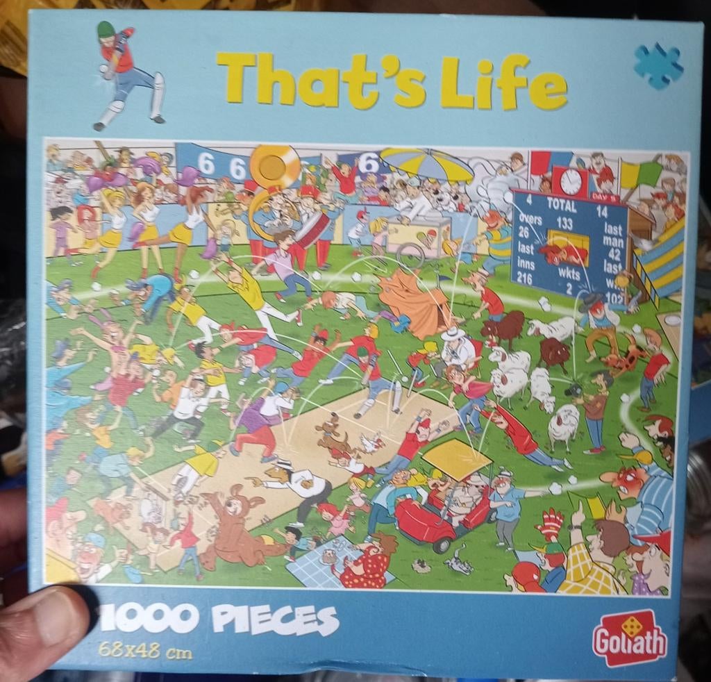 That's Life puzzel 1000 stukjes, Ophalen of Verzenden, 500 t/m 1500 stukjes, Gebruikt, Legpuzzel
