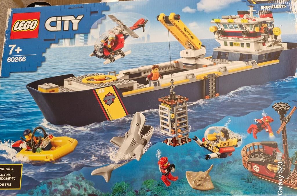LEGO City Oceaan Onderzoeksschip (60266), Compleet, City, Lego, Ophalen of Verzenden