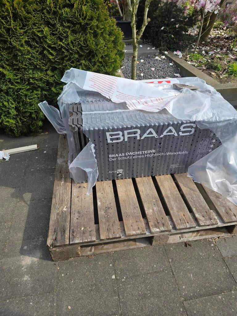 Braas Frankfurter Pfanne dakpannen 70 stuks, Steen of Klei, Nieuw, Ophalen of Verzenden, 15 m² of meer