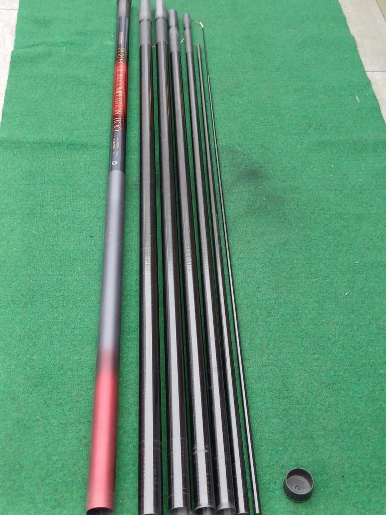 shimano perfection  11m carbon hengel, Watersport en Boten, Ophalen, Zo goed als nieuw, Vaste hengel