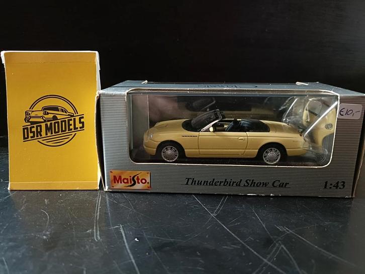 1:43 Ford Thunderbird Show car, Hobby en Vrije tijd, Modelauto's | 1:43, Nieuw, Auto, Overige merken, Ophalen of Verzenden