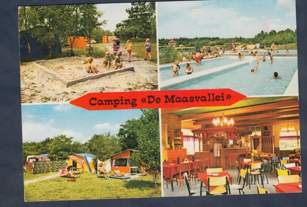 Arcen Camping De Maasvallei Zandbak Zwembad Restaurant 1977, Verzenden, 1980 tot heden, Gelopen, Limburg