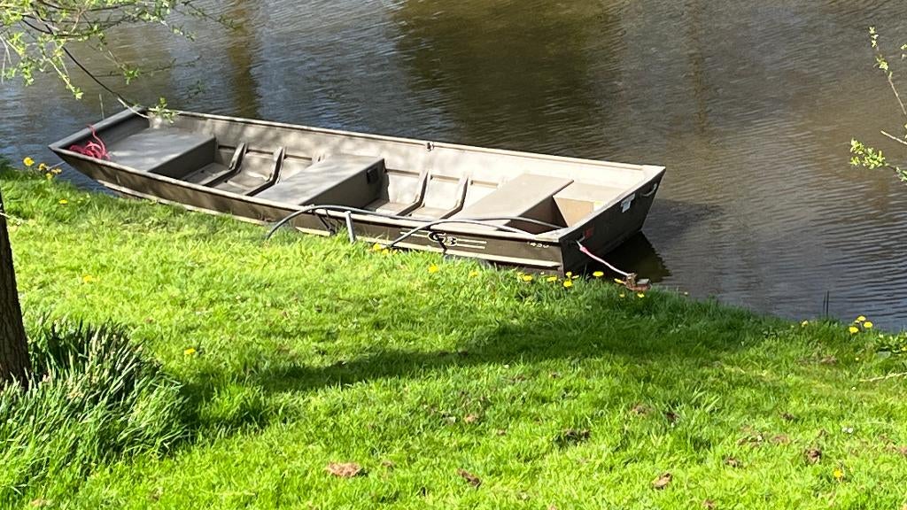 G3 platbodem 1436, Watersport en Boten, Ophalen, Gebruikt, Aluminium, Benzine