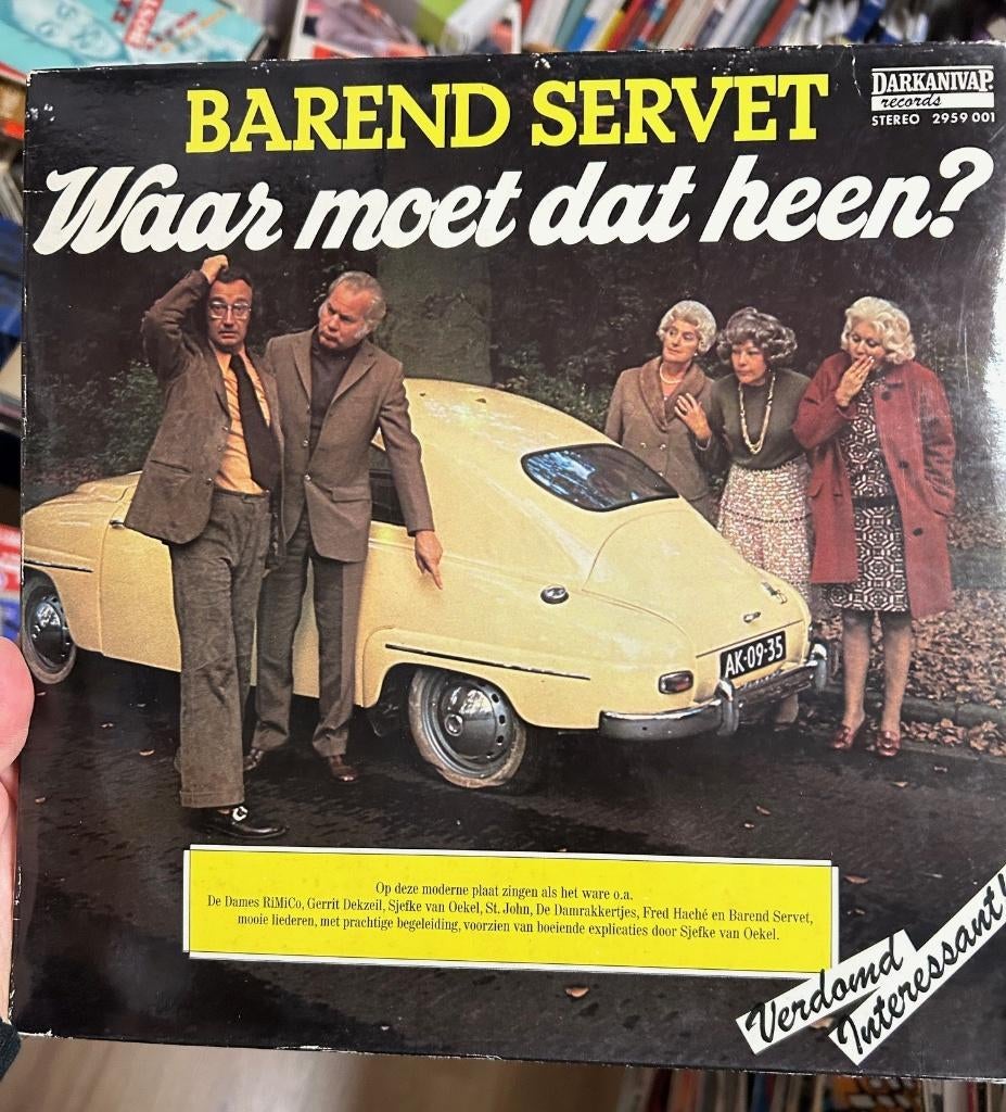 Barend Servet (IJf Blokker): Waar moet dat heen? (lp), Ophalen of Verzenden, Gebruikt, 12 inch, Overige genres