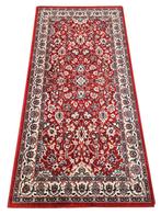 Vintage oosters wol Ghoum tapijt floral red 68x131cm, Crème, 100 tot 150 cm, Klassiek, Oosters, Traditioneel, Zo goed als nieuw