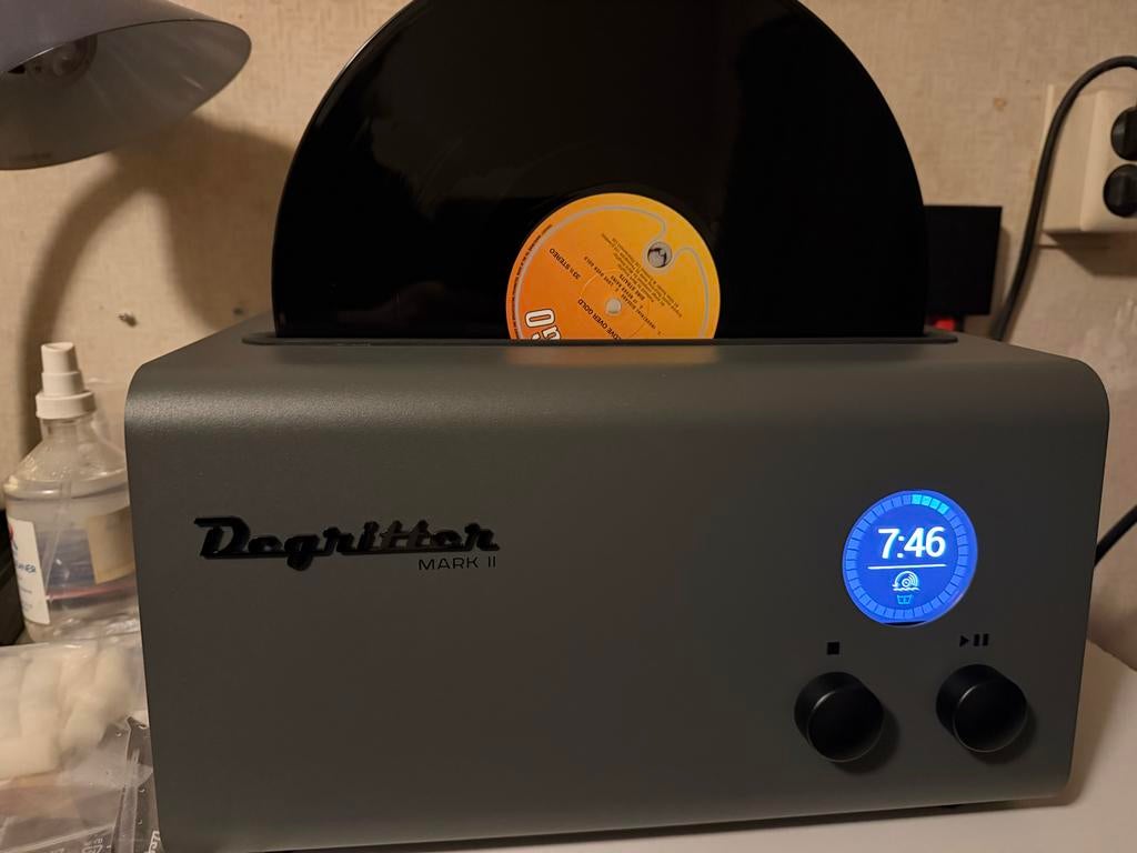 Vinyl ultrasoon reinigen service|Degritter MK II, Ophalen of Verzenden, Zo goed als nieuw
