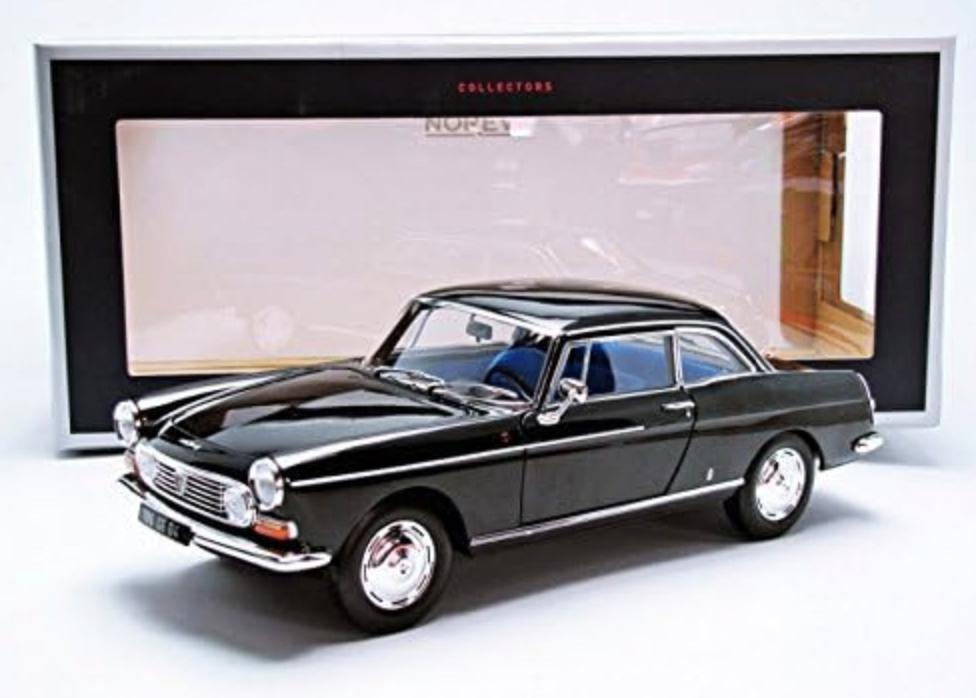 Peugeot 404 Coupe 1967 ZWART schaal 1/18 NOREV ref: 184778, Verzenden, Nieuw, Auto, Norev