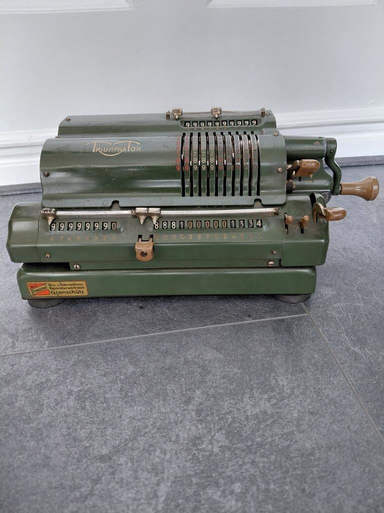Antieke Duitse Rekenmachine, Ophalen of Verzenden