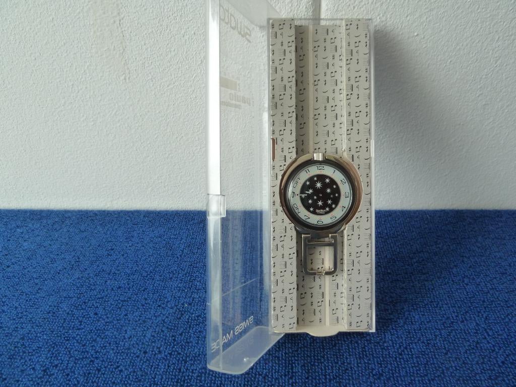Zeldzaam Swatch Pop PUB100 Nightstar Horloge, Ophalen of Verzenden, Gebruiksvoorwerp