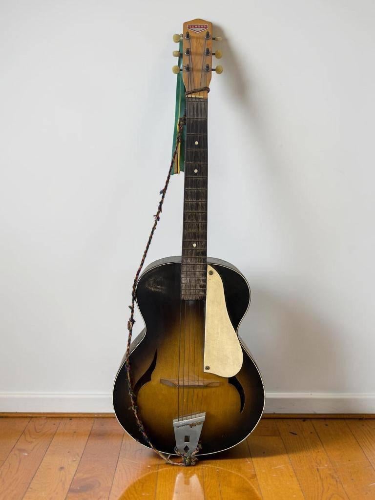 vintage EGMOND archtop gitaar - jaren 60, Muziek en Instrumenten, Ophalen, Gebruikt, Overige typen