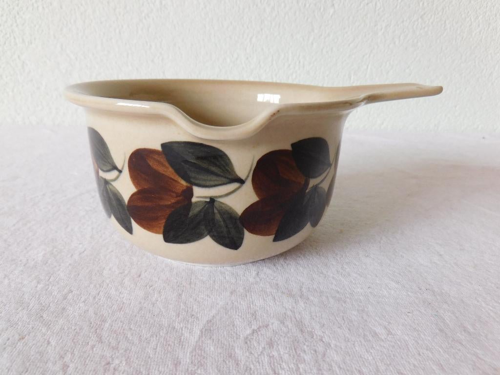 Arabia Finland Ruija decor sausbakje met handvat, ontwerp Ra, Gebruikt, Keramiek, Overige typen, Ophalen of Verzenden