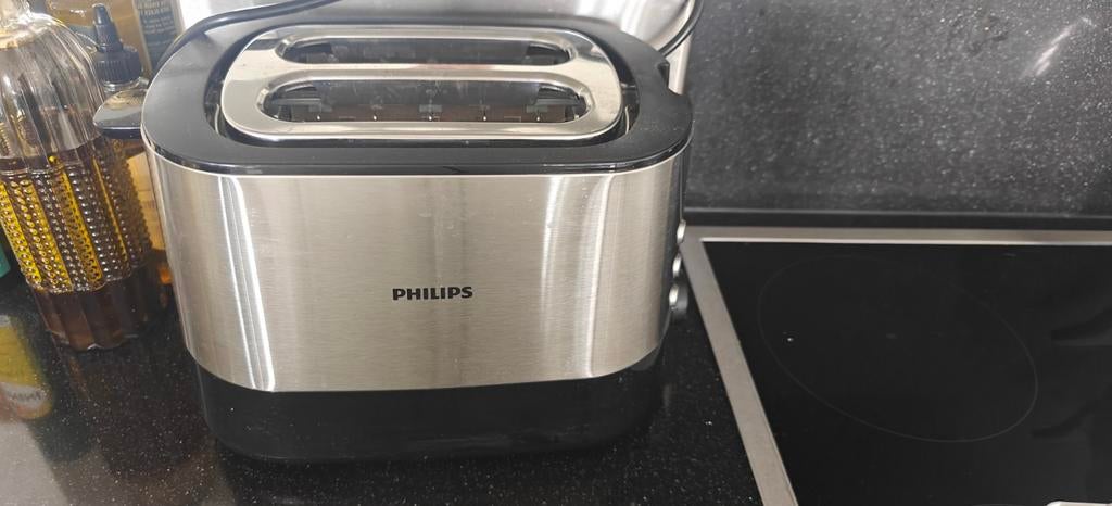 Philips Viva Collection broodrooster HD2637/90, Ophalen of Verzenden, Gebruikt, Uitneembare kruimellade