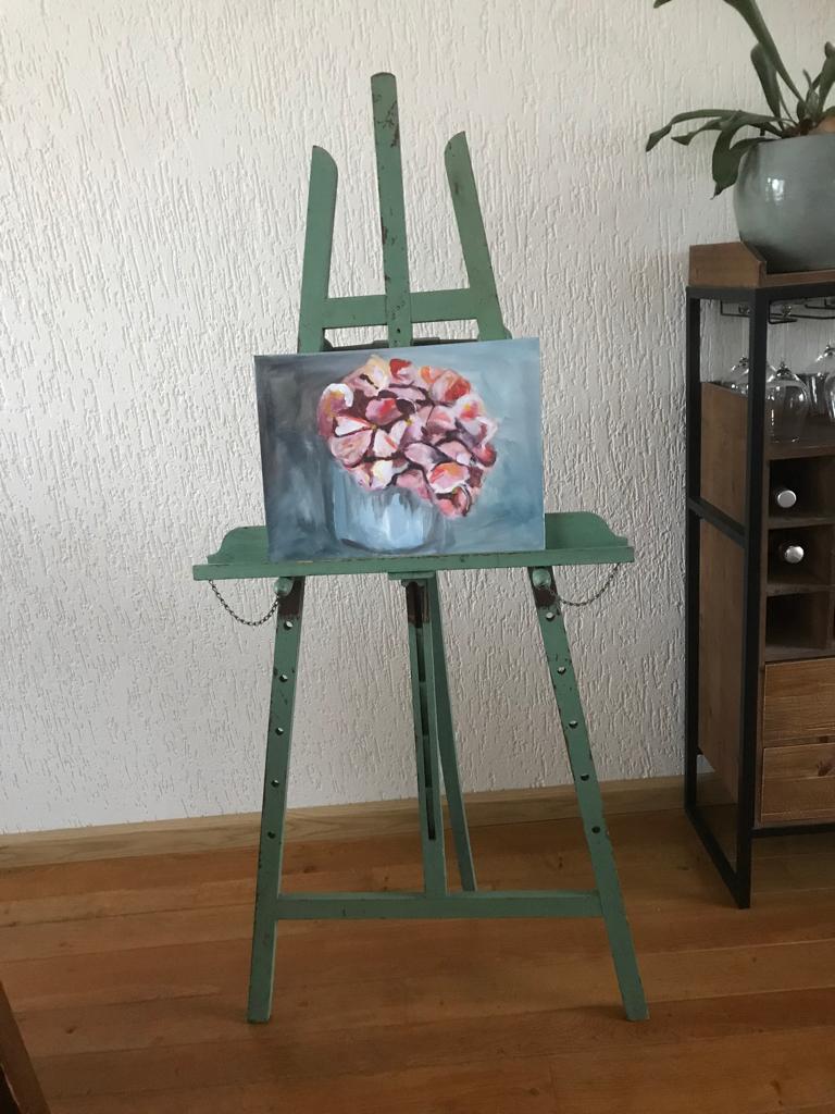 Antieke schildersezel, Ophalen