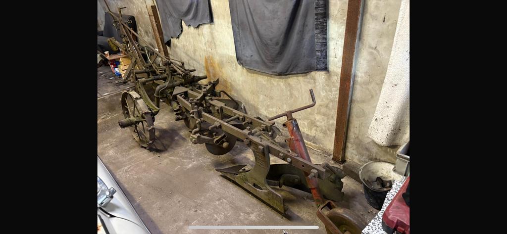 Getrokken 3 schaar ploeg, Ophalen, Tuinaarde