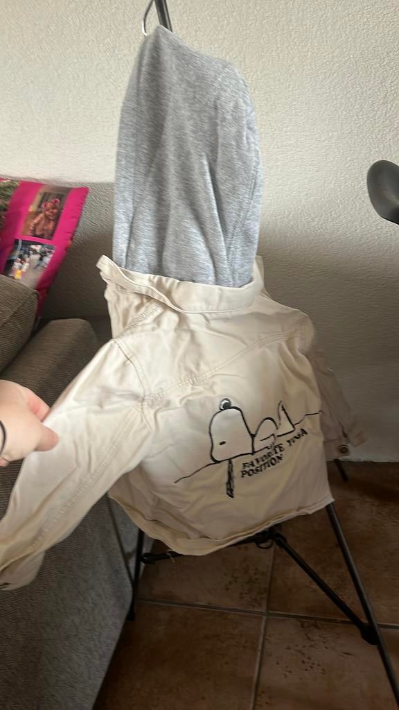 Zara spijkervest maat 98, Huis en Inrichting, Ophalen of Verzenden, Zo goed als nieuw, Wit