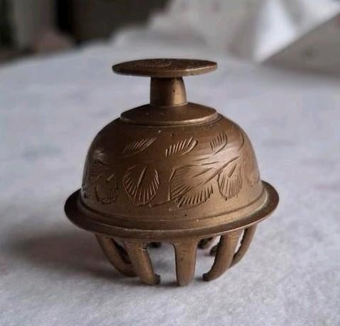 Antieke koperen olifanten bel, Ophalen of Verzenden