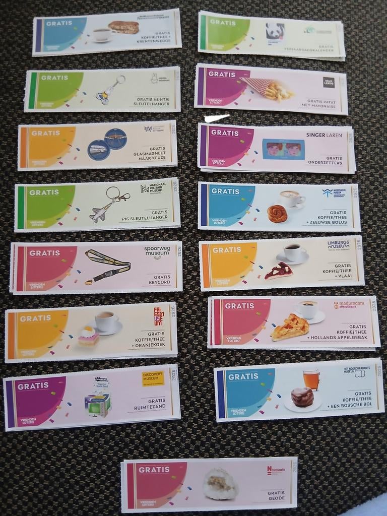 Vriendenloterij bonnen