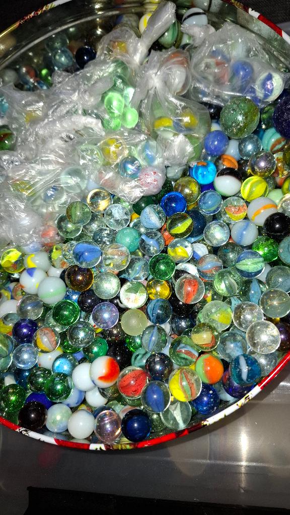 knikkers, Kinderen en Baby's, Speelgoed | Buiten | Los speelgoed, Ophalen of Verzenden, Gebruikt