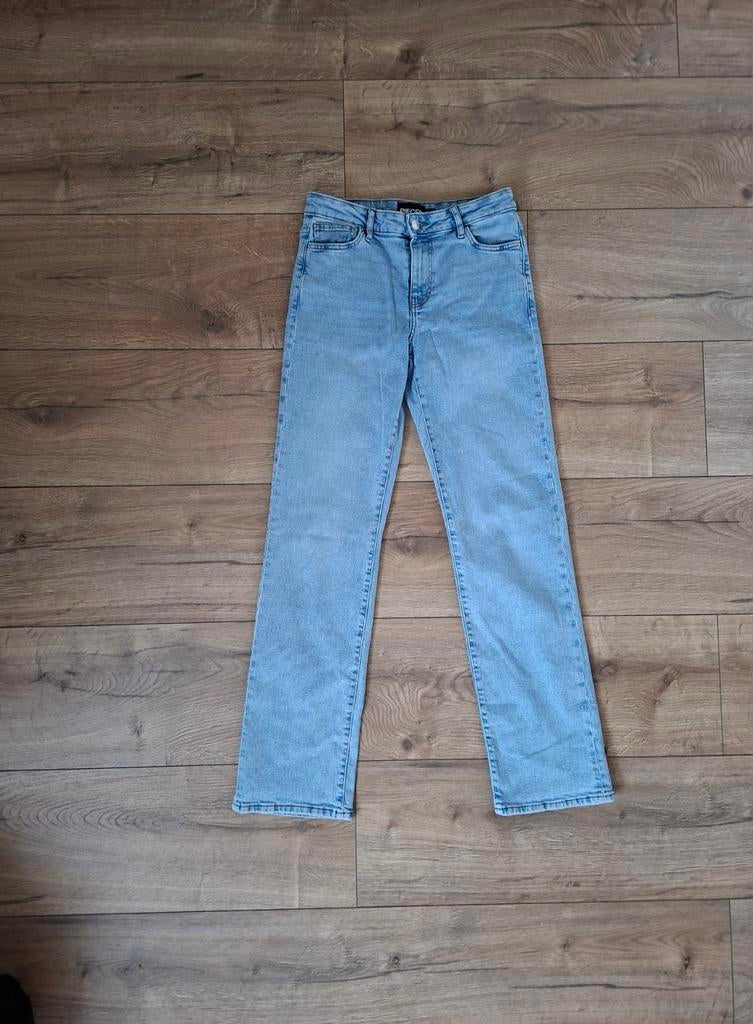 Pieces straight stretch jeans 29/32, Kleding | Dames, Blauw, Ophalen of Verzenden, Zo goed als nieuw, W30 - W32 (confectie 38/40)