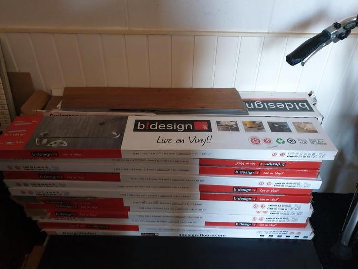 b!design Click Vinyl - 36 Pakken naturel eiken, Doe-het-zelf en Verbouw, Vloerdelen en Plavuizen, Nieuw, Ophalen