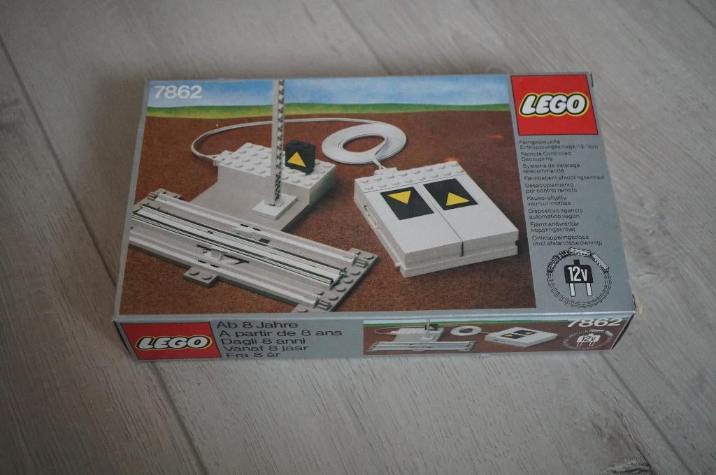 Lego 12 volt ontkoppelaar met doos 7862 als nieuw, Compleet, City, Lego, Ophalen of Verzenden
