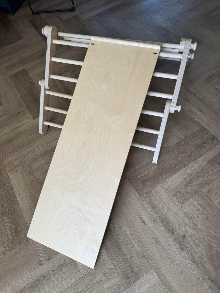 Ette Tete Houten Klimrek MOPITRI met Glijbaan, Kinderen en Baby's, Speelgoed | Houten speelgoed, Ophalen, Zo goed als nieuw, Overige typen