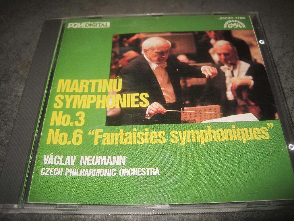 Martinu Symphonies 3 en 6 Neumann Supraphon PCM Japanse cd, Ophalen of Verzenden, Classicisme, Zo goed als nieuw, Kamermuziek