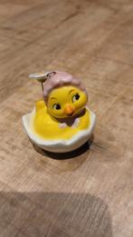 Goebel kuiken in ei met bloem, Ophalen of Verzenden