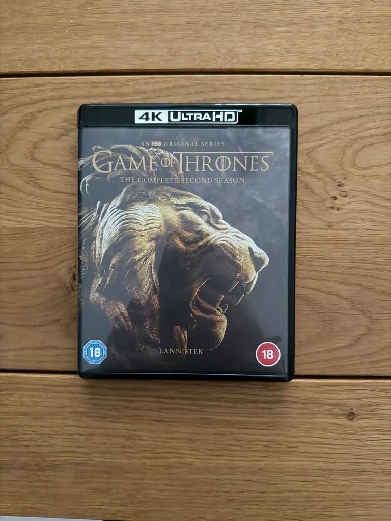 Game of Thrones: The Complete Second Season 4K Ultra HD, Cd's en Dvd's, Blu-ray, Ophalen of Verzenden, Gebruikt, Tv en Series