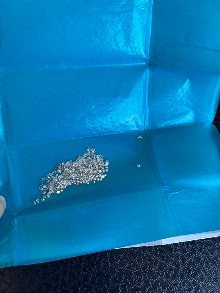 Diamant lotje 5,42 karaat I 1/2 kwaliteit EFGH kleurrange, Sieraden, Tassen en Uiterlijk, Edelstenen, Ophalen of Verzenden, Gebruikt