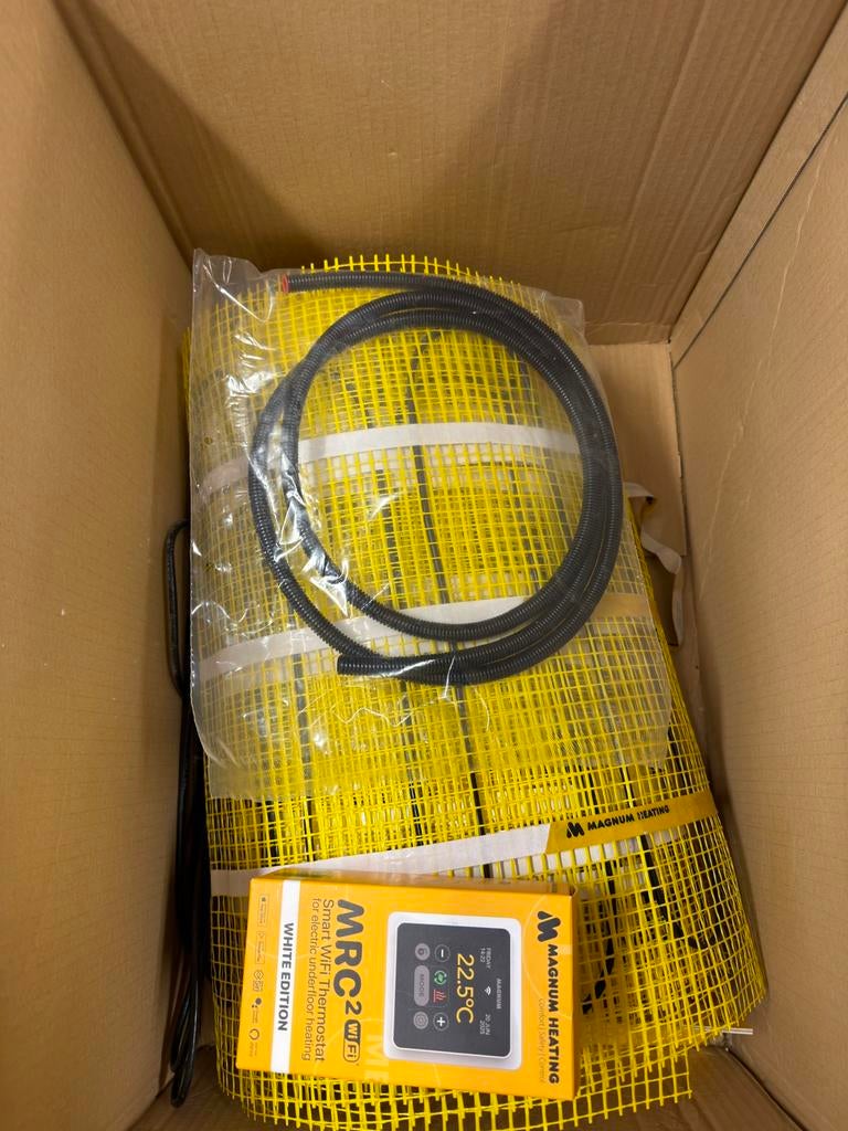 Magnum heating elektrische vloerverwarming 8m2, 500 tot 800 watt, Hoog rendement (Hr), Overige typen, 150 cm of meer