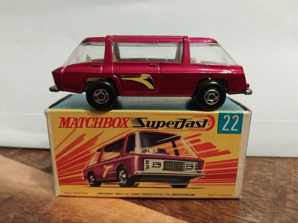 Superfast Matchbox #22 Freeman Inter City Commuter 3INCH, Ophalen of Verzenden, Zo goed als nieuw, Bus of Vrachtwagen, Matchbox
