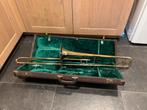 Hüttl tenor trombone, Ophalen, Gebruikt, Tenor, Met koffer