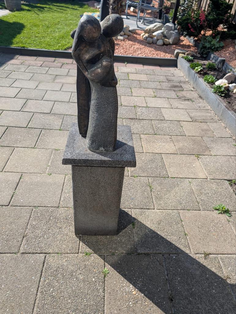 Mooi abstract tuinbeeld van steen, Tuin en Terras, Tuinbeelden, Ophalen, Zo goed als nieuw, Steen, Abstract beeld