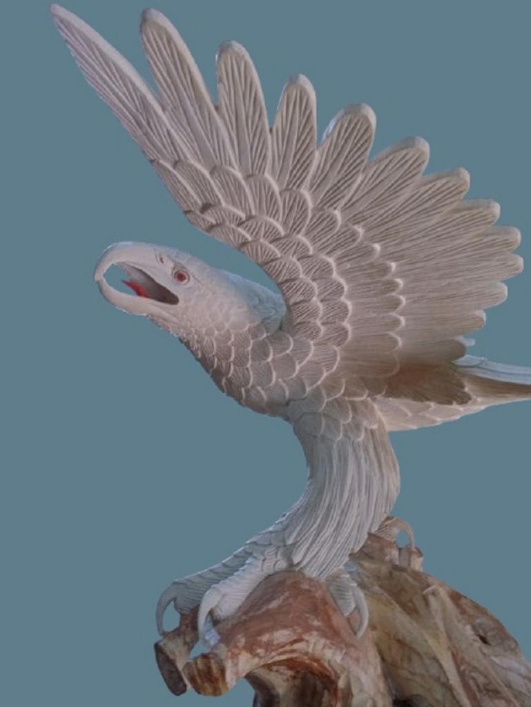 adelaar eagle houtsnijwerk arend, Ophalen, Houtsnijwerk, 50 - 100 cm, Hout