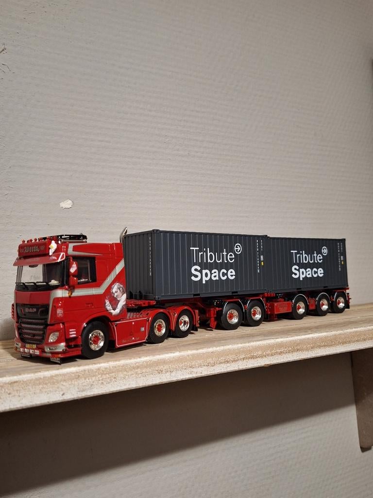 Wsi Weeda transport, Hobby en Vrije tijd, Modelauto's | 1:50, Ophalen of Verzenden, Zo goed als nieuw, Bus of Vrachtwagen, Wsi