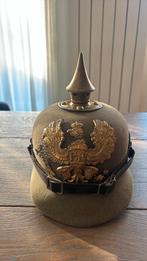 Pruissen Erzats Vilten Pickelhaube IR172 WW1, Ophalen of Verzenden, Landmacht, Duitsland, Helm of Baret