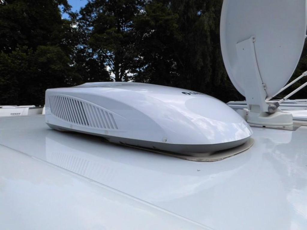 Hobby Optima De Luxe 75 HF HEFBED +SOLAR +FIETSENREK, Chemisch toilet, Fiat, Hobby, Half-integraal