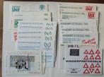 Nederland 16x originele enveloppes met blokken Kinderzegels, Ophalen of Verzenden, Na 1940, Postfris