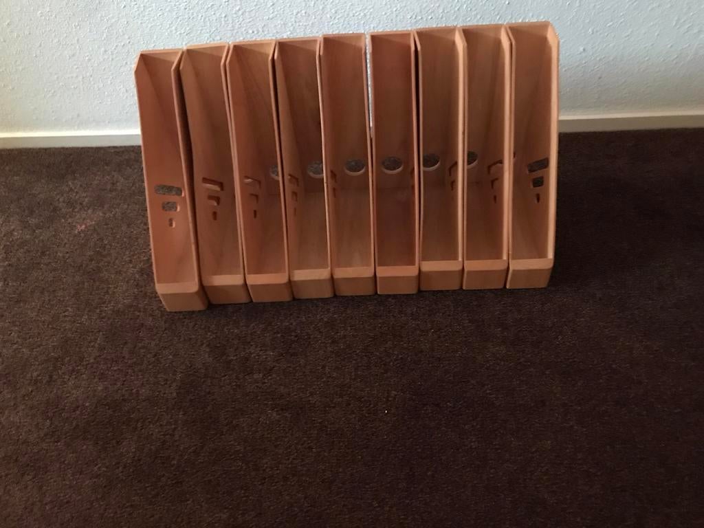 9 lectuurbakken van Ikea, Huis en Inrichting, Woonaccessoires | Krantenbakken en Lectuurbakken, Ophalen of Verzenden, Zo goed als nieuw