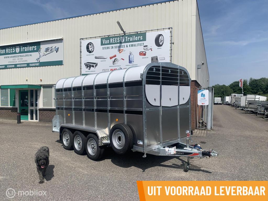 NUGENT veetrailer dubbele laadvloer veewagen 432x180x193, Veehouderij, Overige typen