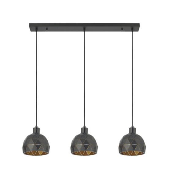 GAMMA hanglamp Niels zwart Ø18 cm, Huis en Inrichting, Lampen | Hanglampen, Ophalen, Industrieel., Zo goed als nieuw, Metaal