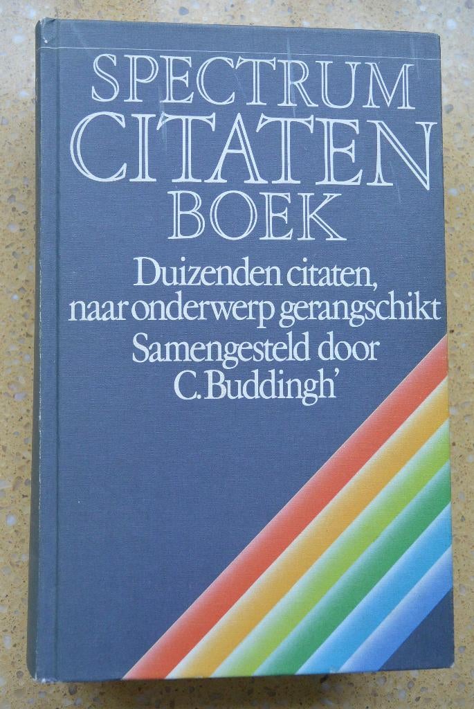 Spectrum Citatenboek C. Buddingh', Boeken, Ophalen of Verzenden, Gelezen, C. Buddingh'